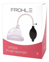 Fröhle: VP004 Vagina-Pumpe Solo Extreme, glasklar